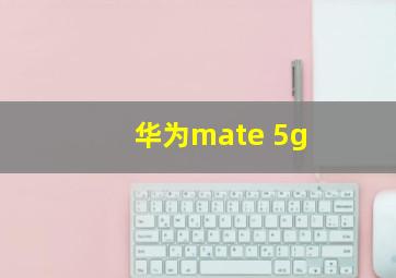 华为mate 5g